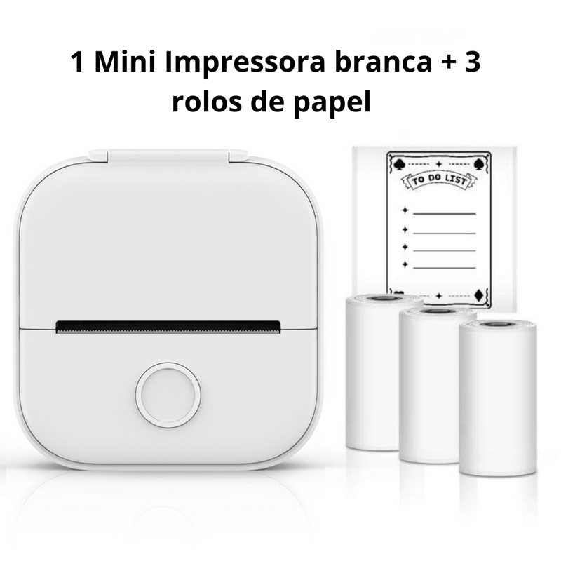 Mini Impressora Portátil - MiniPrint - Imprima Imagens em qualquer lugar + Frete Grátis