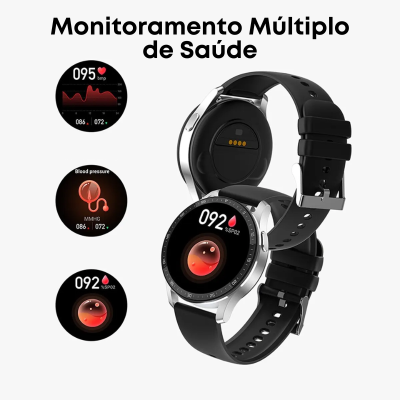 SmartWatch 2 em 1 ProMax - Fone sem fio Ultra Beat (À Prova D'água)