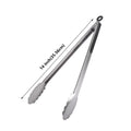 1PC BBQ Grilling Tong Salad Cake Dessert Serving Food Tongs Stainless Steel Barbecue Clips Clamp Baking Food Kitchen Tool