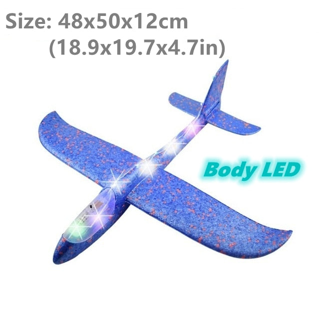 Avião com led infantil