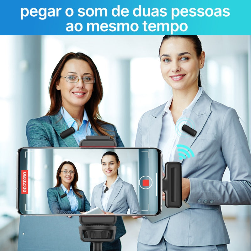 microfone de lapela ultra max