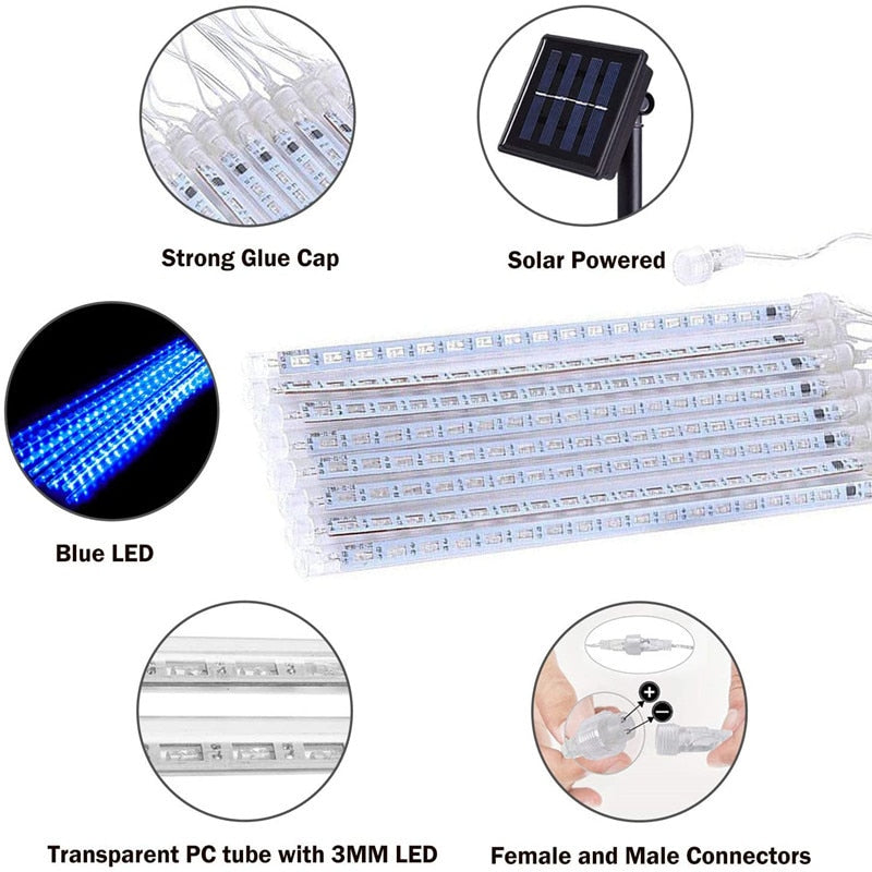 Solar LED Meteor