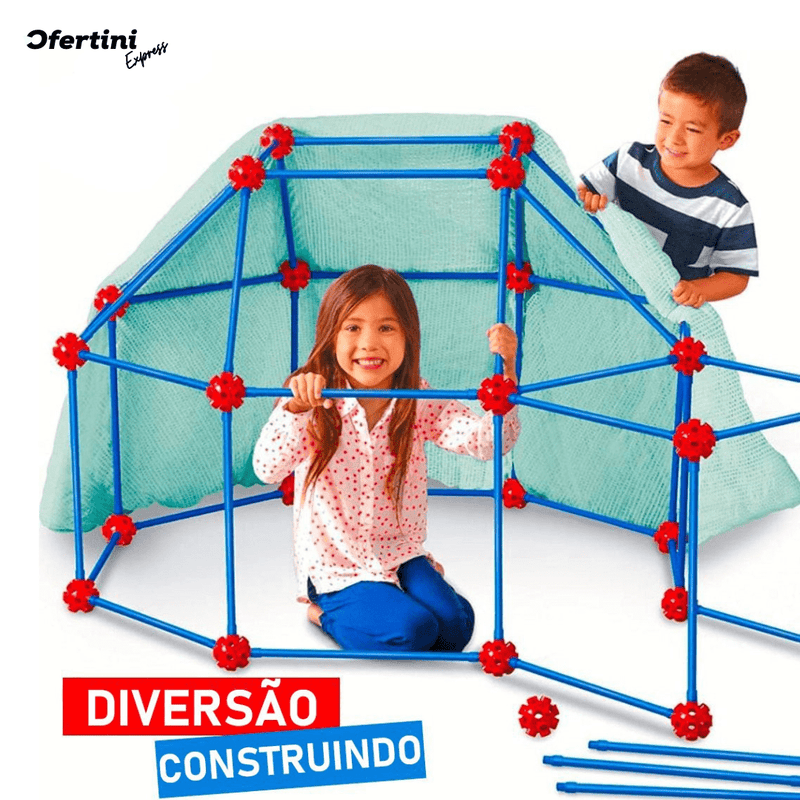 Kit de construção Tenda kids + Lona de brinde (PROMOÇÃO EXCLUSIVA)