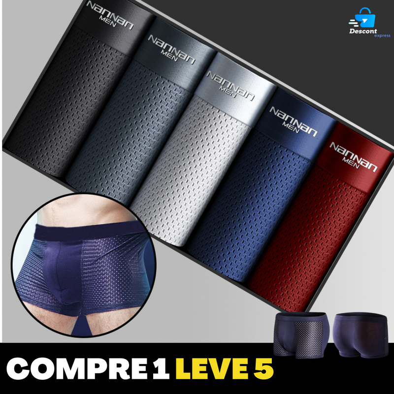 Cueca SkyMan® PROMOÇÃO RELÂMPAGO ÚLTIMO DIA- Pacote com 5 unidades + Frete Grátis