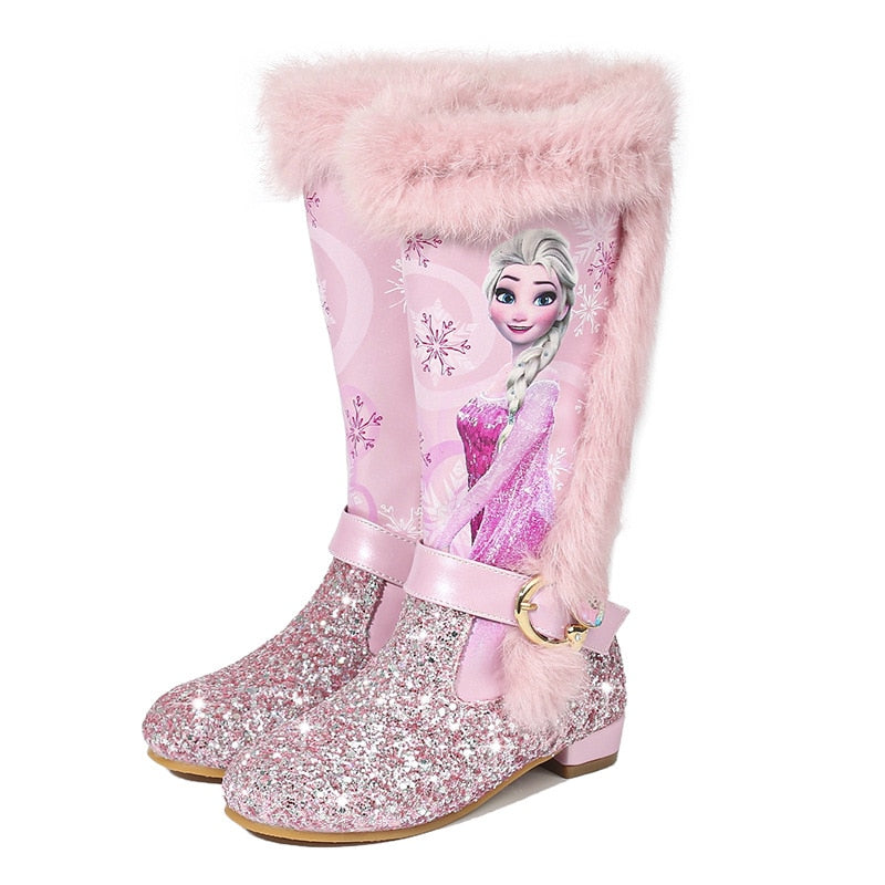 Bota Frozen Princess® Bota de Inverno Térmica Frozen - Compre 1 Leve 2