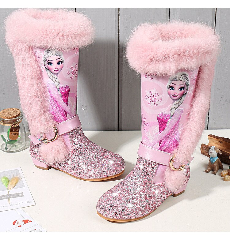 Bota Frozen Princess® Bota de Inverno Térmica Frozen - Compre 1 Leve 2