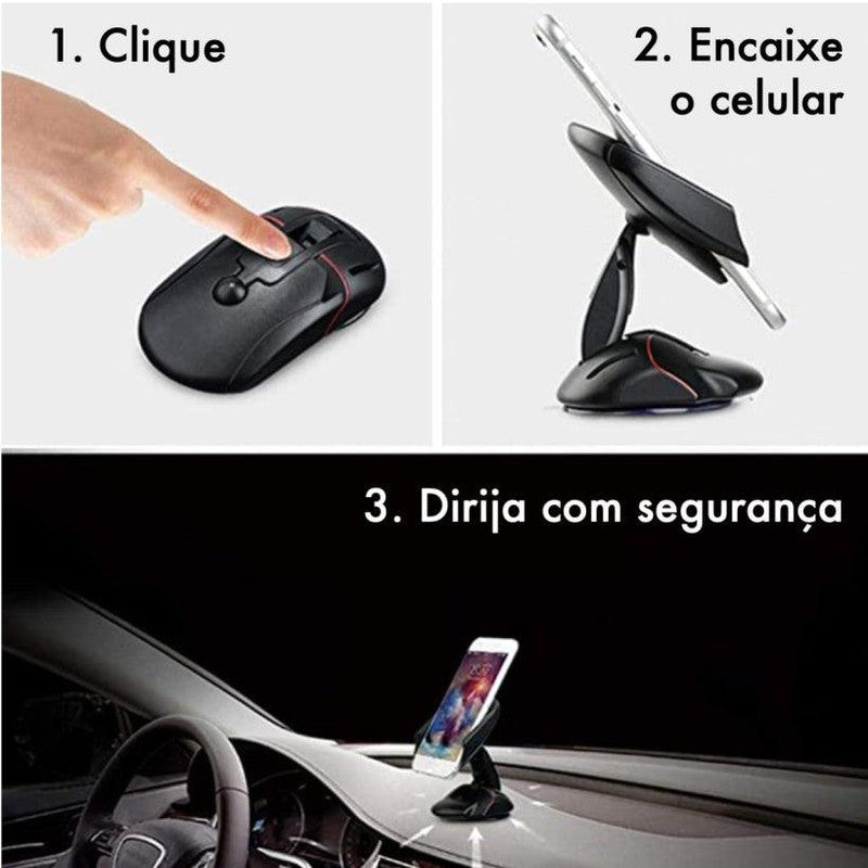 Suporte Safe Car 360® + Brinde Exclusivo - Descont Express