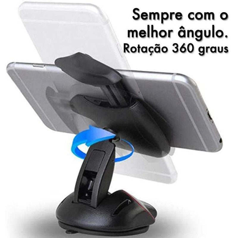 Suporte Safe Car 360® + Brinde Exclusivo - Descont Express