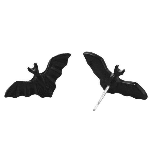 New black bat opening adjustable ring Set Halloween Fashion Accessories Personality Punk style men's and women's universal - Descont Express